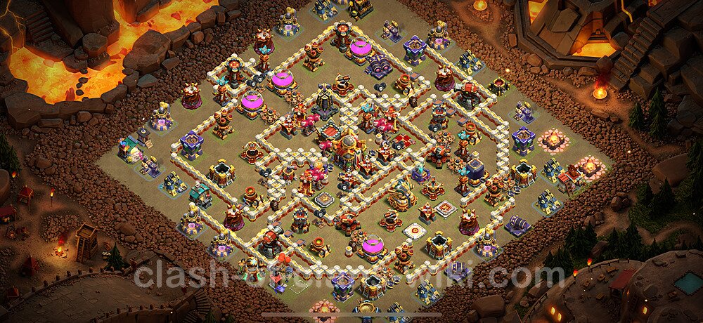 TH16 War Base Plan with Link, Anti Everything, Copy Town Hall 16 CWL Design 2024, #1512