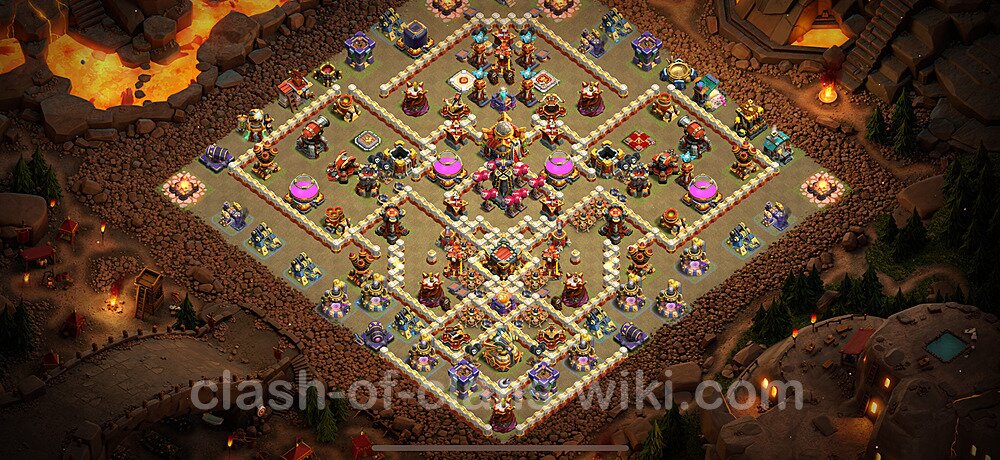 Top Anti 3 Etoiles Base de Guerre HDV 16 + Lien (Link), Anti tout gdc - Hôtel de Ville 16 Base Copier, #1537