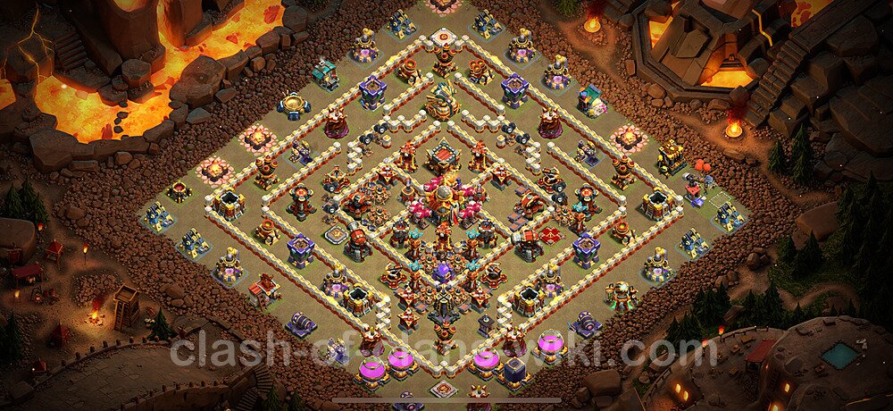 TH16 War Base Plan with Link, Anti Everything, Copy Town Hall 16 CWL Design 2025, #1565