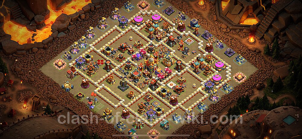 TH16 War Base Plan with Link, Copy Town Hall 16 CWL Design 2025, #1576