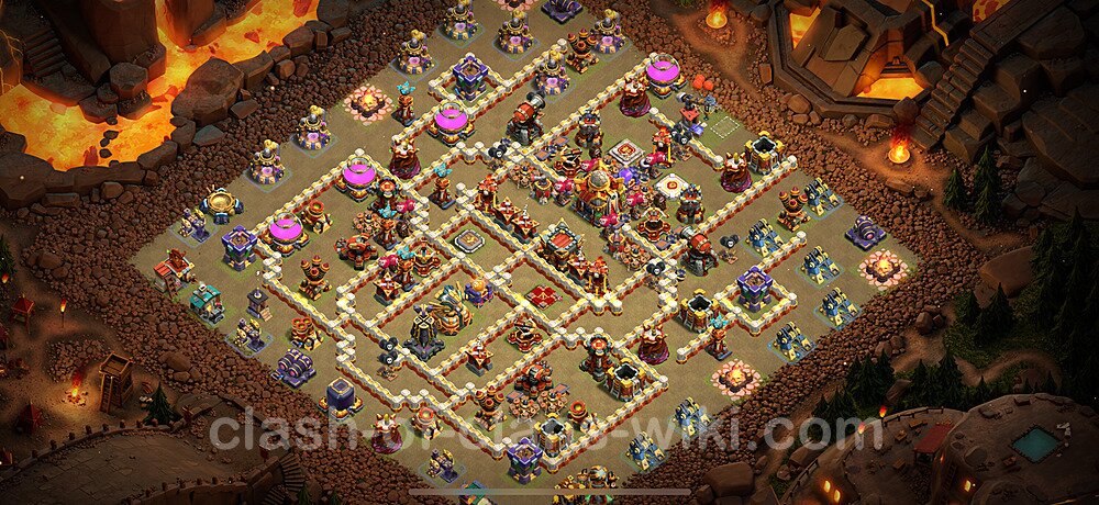 Die Clan War Base RH16 + Link, Anti Alles 2024 - COC Rathaus Level 16 Kriegsbase (CK / CW), #1602