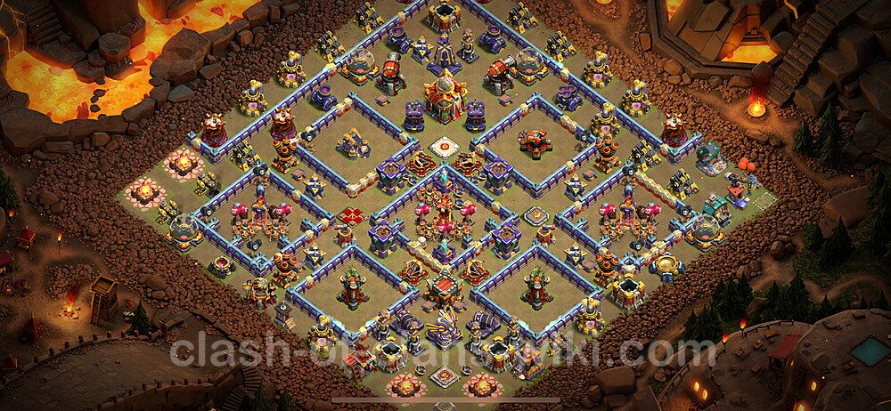 TH16 War Base Plan with Link, Anti Everything, Copy Town Hall 16 CWL Design 2024, #1816