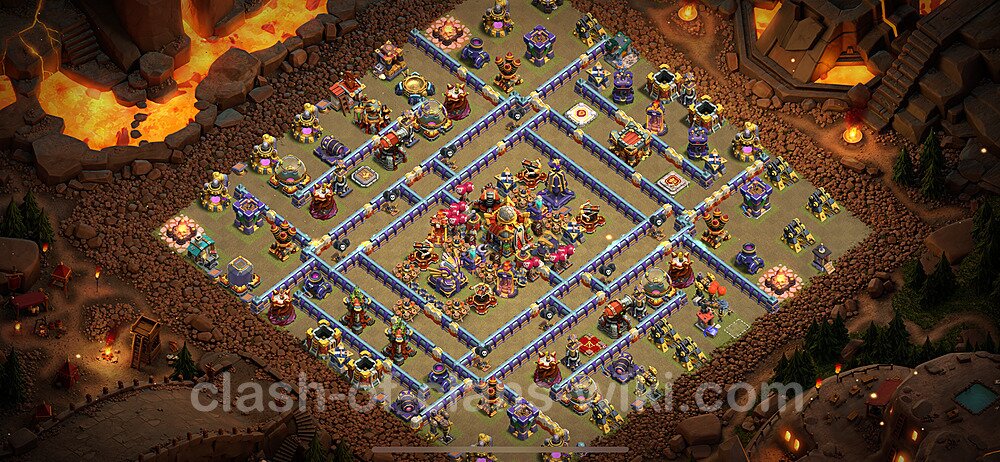 TH16 War Base Plan with Link, Copy Town Hall 16 CWL Design 2024, #1822