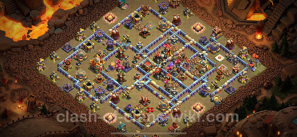 TH16 War Base Plan with Link, Anti Everything, Copy Town Hall 16 CWL Design 2024, #2057