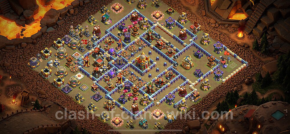 TH16 War Base Plan with Link, Copy Town Hall 16 CWL Design 2024, #2058