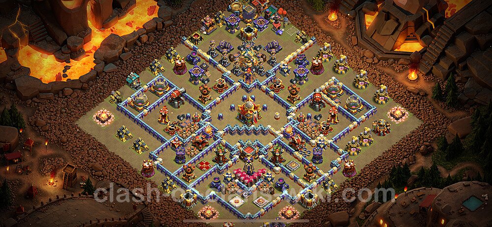 TH16 War Base Plan with Link, Anti Everything, Copy Town Hall 16 CWL Design 2024, #2060