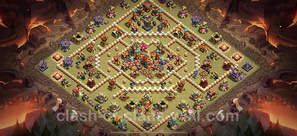 Top Anti 3 Etoiles Base de Guerre HDV 16 + Lien (Link), Anti tout gdc - Hôtel de Ville 16 Base Copier, #2897