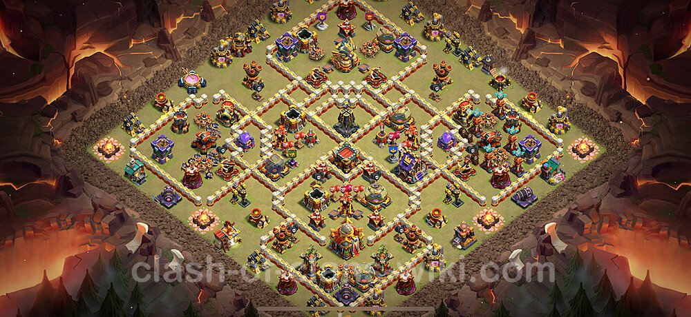 TH16 War Base Plan with Link, Anti Everything, Copy Town Hall 16 CWL Design 2025, #2906