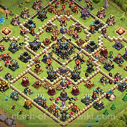 Base plan (layout), Town Hall Level 17 for trophies (defense) (#2323)