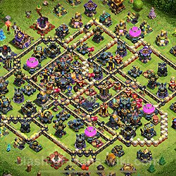Base plan (layout), Town Hall Level 17 for trophies (defense) (#2576)