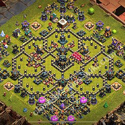 Municipio livello 17 Base + Link - Miglior Disposizione Villaggio per Difesa COC 2026 TH17, #2632