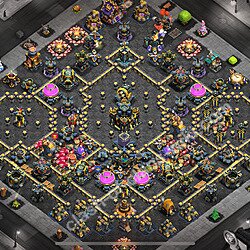 Municipio livello 17 Anti 3 Stelle Base + Link - Miglior Disposizione Villaggio per Difesa COC 2026 TH17, #2677