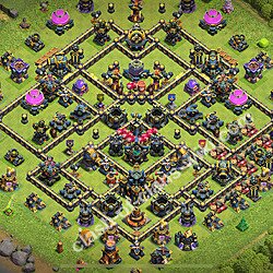 Die Base Rathaus LvL 17 für Trophäen (Verteidigung) (#2693)