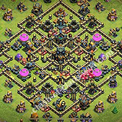Die Base Rathaus LvL 17 für Trophäen (Verteidigung) (#2698)