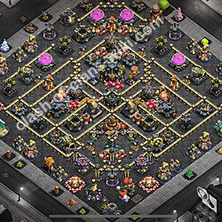 Municipio livello 17 Base + Link - Miglior Disposizione Villaggio per Difesa COC 2026 TH17, #2720