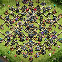 Top Anti 3 Etoiles Base HDV 17 + Lien (Link), Anti Air / Electro Dragon 2026 - Hôtel de Ville 17 Base Copier, #3374