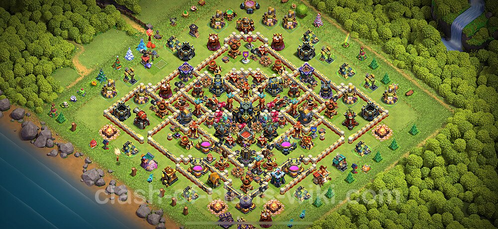 Anti Everything TH17 Base Plan with Link, Copy Town Hall 17 Design 2024, #2291