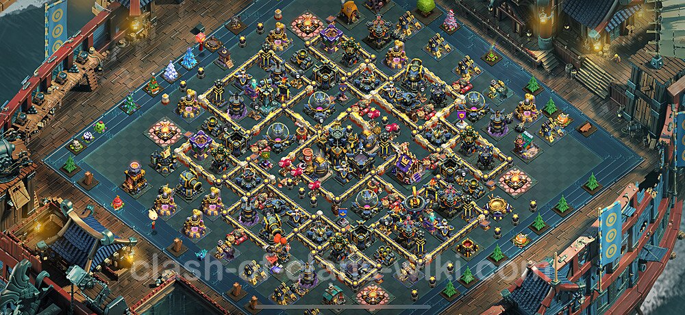 TH17 Anti 2 Stars Base Plan with Link, Legend League, Copy Town Hall 17 Base Design 2025, #2649