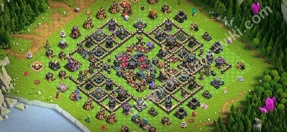 Top Anti 3 Etoiles Base HDV 17 + Lien (Link), Anti tout 2026 - Hôtel de Ville 17 Base Copier, #3362