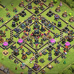 Municipio livello 17 Base + Link, Anti tutto - Miglior Disposizione villaggio per Farming COC 2026 TH17, #2246