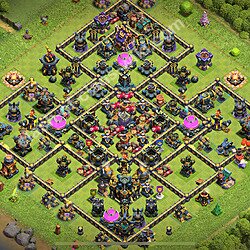 Municipio livello 17 Base + Link - Miglior Disposizione villaggio per Farming COC 2026 TH17, #2282