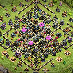 Municipio livello 17 Base + Link, Anti 3 stelle - Miglior Disposizione villaggio per Farming COC 2026 TH17, #2311