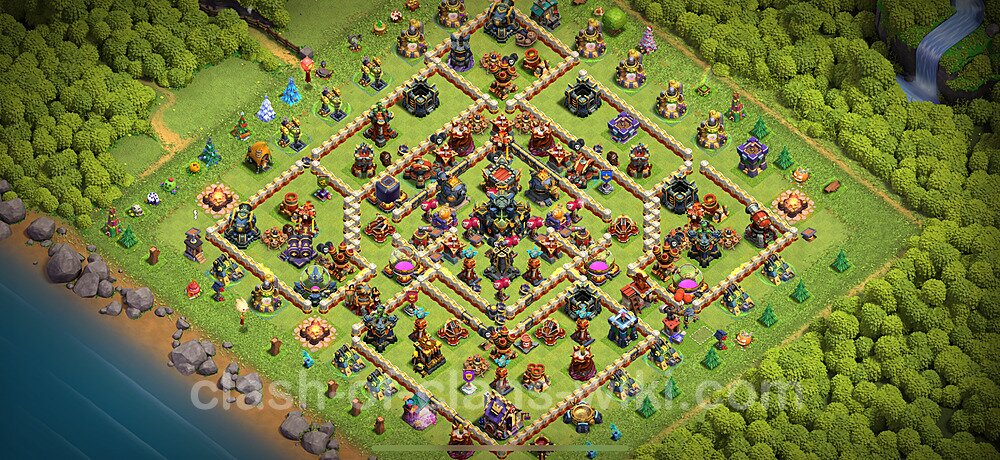 Gute Base für Farm RH17 + Link, Anti Alles 2025 - COC Rathaus 17, #2246