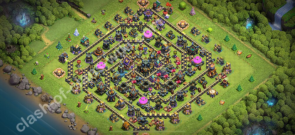 Gute Base für Farm RH17 + Link 2025 - COC Rathaus 17, #2328