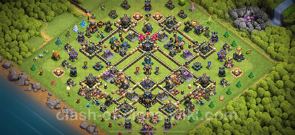 Base plan TH17 (design / layout) with Link for Farming 2025, #2700