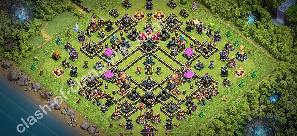 Municipio livello 17 Base + Link - Miglior Disposizione villaggio per Farming COC 2025 TH17, #2700