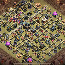 Die Anti 3 Sterne Clan War Base RH17 + Link 2026 - COC Rathaus Level 17 Kriegsbase (CK / CW), #2245