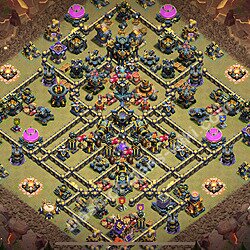 Municipio livello 17 Base di Guerra + Link, Anti tutto - Miglior Disposizione Villaggio COC 2026 TH17, #2251