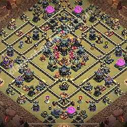 Municipio livello 17 Base di Guerra + Link, Legend League - Anti 2 Stelle Disposizione Villaggio COC 2026 TH17, #2256