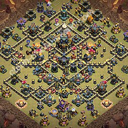 Base War Anti Bintang 3 TH17 dengan Link, Anti Segalanya, Salin Desain Liga Perang Klan (CWL) Balai Kota 17 2026, #2262
