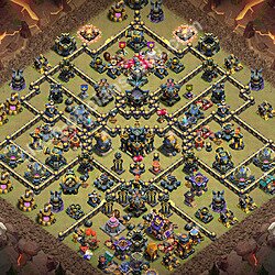 Municipio livello 17 Base di Guerra + Link - Anti 3 Stelle Disposizione Villaggio COC 2026 TH17, #2268