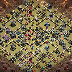 Municipio livello 17 Base di Guerra + Link, Anti tutto - Miglior Disposizione Villaggio COC 2026 TH17, #2271