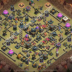 Municipio livello 17 Base di Guerra + Link, Anti tutto - Anti 3 Stelle Disposizione Villaggio COC 2026 TH17, #2299