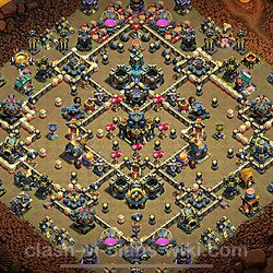 Base plan (layout), Town Hall Level 17 for clan wars (#2671)
