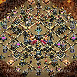 Base plan (layout), Town Hall Level 17 for clan wars (#2672)