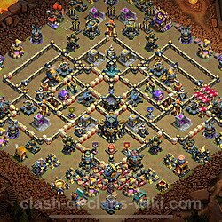 Die Base Rathaus LvL 17 für Clan Krieg (#2694)