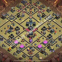 Municipio livello 17 Base di Guerra + Link, Anti tutto - Anti 2 Stelle Disposizione Villaggio COC 2026 TH17, #2695