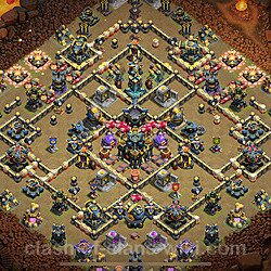 Die Base Rathaus LvL 17 für Clan Krieg (#2696)