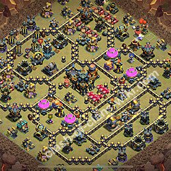 Municipio livello 17 Base di Guerra + Link - Anti 3 Stelle Disposizione Villaggio COC 2026 TH17, #2801