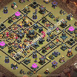 Municipio livello 17 Base di Guerra + Link - Anti 2 Stelle Disposizione Villaggio COC 2026 TH17, #2873