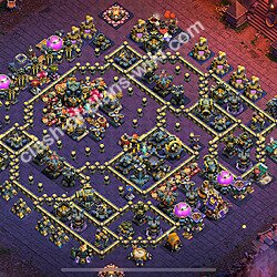 Municipio livello 17 Base di Guerra + Link - Miglior Disposizione Villaggio COC 2026 TH17, #2878