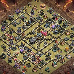 Die Anti 3 Sterne Clan War Base RH17 + Link 2026 - COC Rathaus Level 17 Kriegsbase (CK / CW), #2931