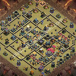 Municipio livello 17 Base di Guerra + Link - Anti 3 Stelle Disposizione Villaggio COC 2026 TH17, #2989