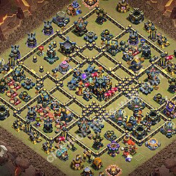 Municipio livello 17 Base di Guerra + Link - Miglior Disposizione Villaggio COC 2026 TH17, #2990