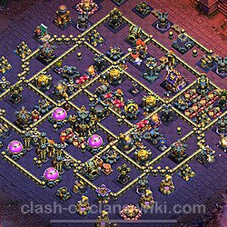 Diseño de aldea para Ayuntamiento nivel 17 para guerra (#2993)