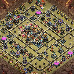 TH17 War Base Plan with Link, Copy Town Hall 17 CWL Design 2026, #2997